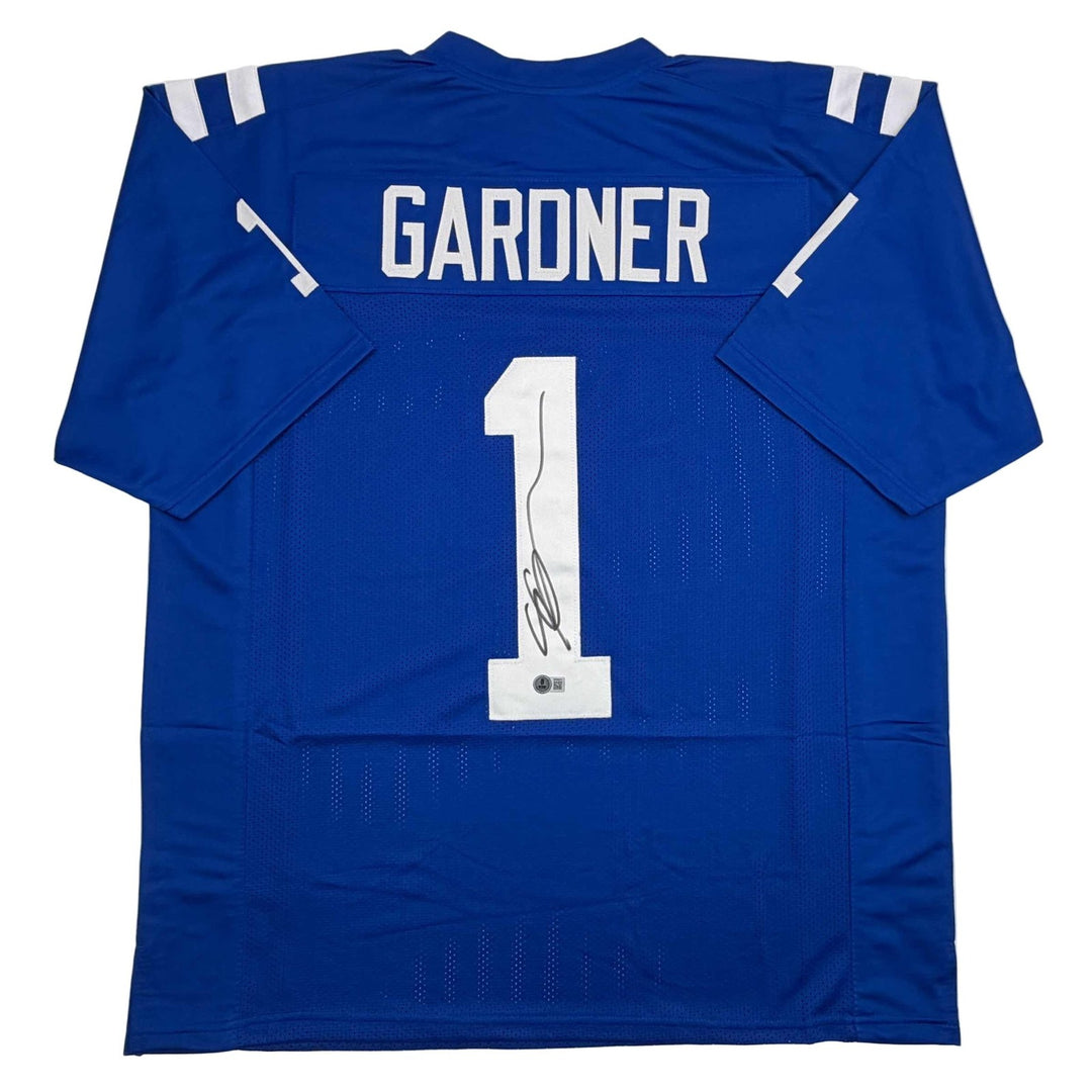 Autographed/Signed Ahmad Sauce Gardner Indianapolis Colts Jersey BAS COA