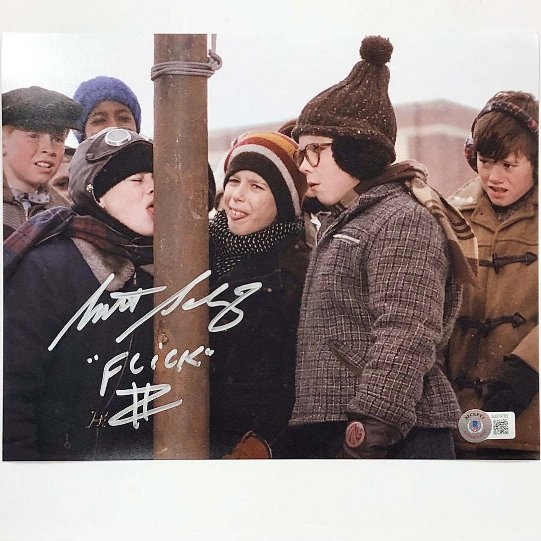 Scott Schwartz "Flick" autograph signed A Christmas Story 8x10 photo BAS Beckett