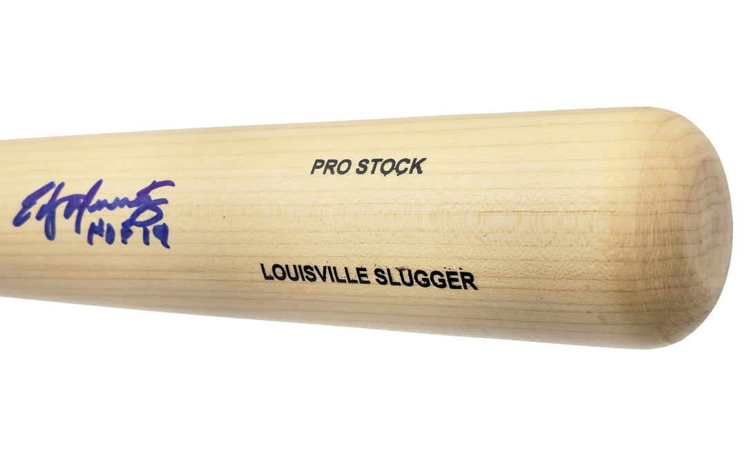 Edgar Martinez Auto Blonde L Slugger Pro Stock Baseball Bat Mariners HOF Beckett