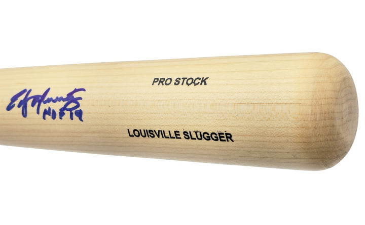 Edgar Martinez Auto Blonde L Slugger Pro Stock Baseball Bat Mariners HOF Beckett