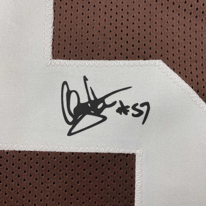 Facsimile Autographed Clay Matthews Jr. Cleveland Brown Reprint Jersey Men's XL