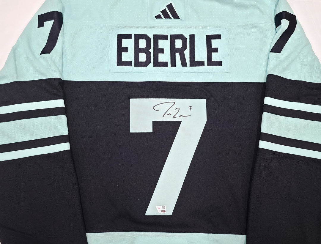 Seattle Kraken Jordan Eberle Auto Blue Adidas Authentic Reverse Retro Jersey 54