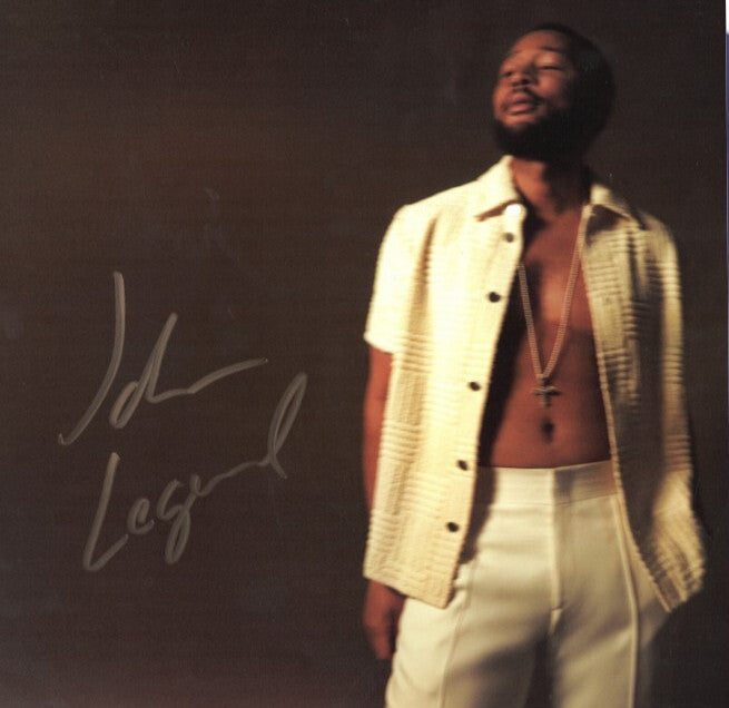 John Legend signed  LEGEND Act 1/2 10.5X10.5 Art Card/Album/Double LP FRAMED COA