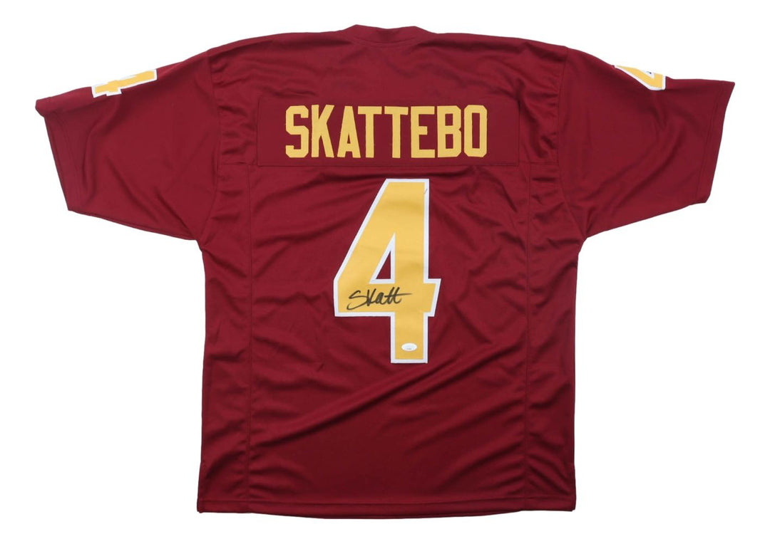 Cam Skattebo Arizona State Signed Maroon Football Jersey JSA