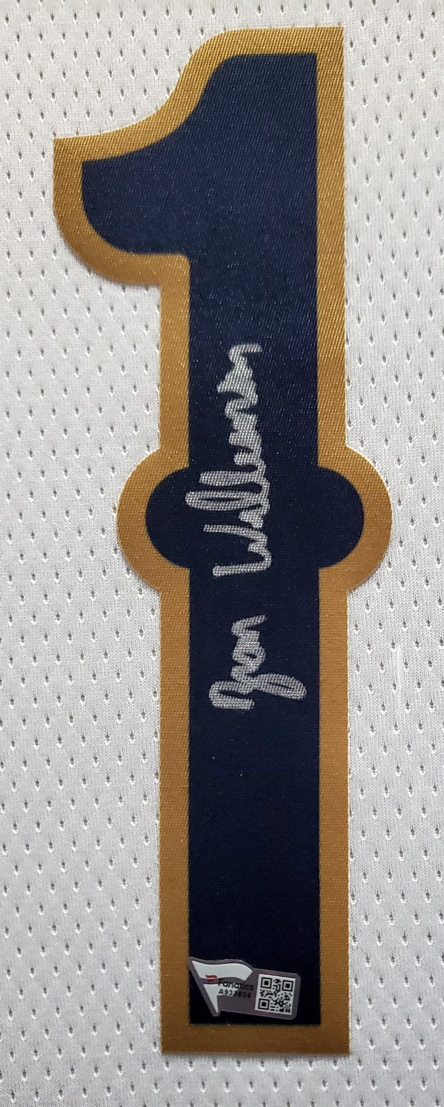 New Orleans Pelicans Zion Williamson Signed White Nike Swingman Jersey Fanatics
