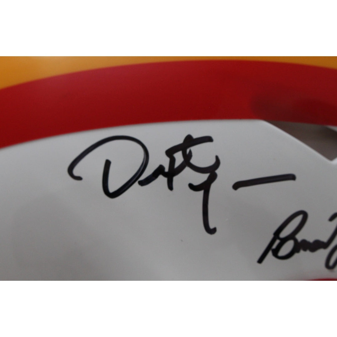 Tampa Bay Buccaneers SB 37 Brooks Sapp +4 Signed Pro TB Helmet Beckett W 54869