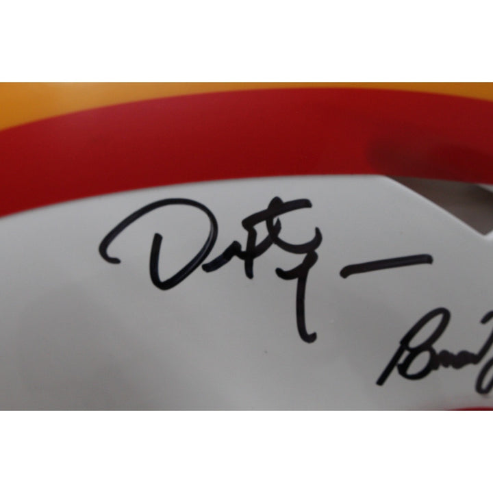 Tampa Bay Buccaneers SB 37 Brooks Sapp +4 Signed Pro TB Helmet Beckett W 54869