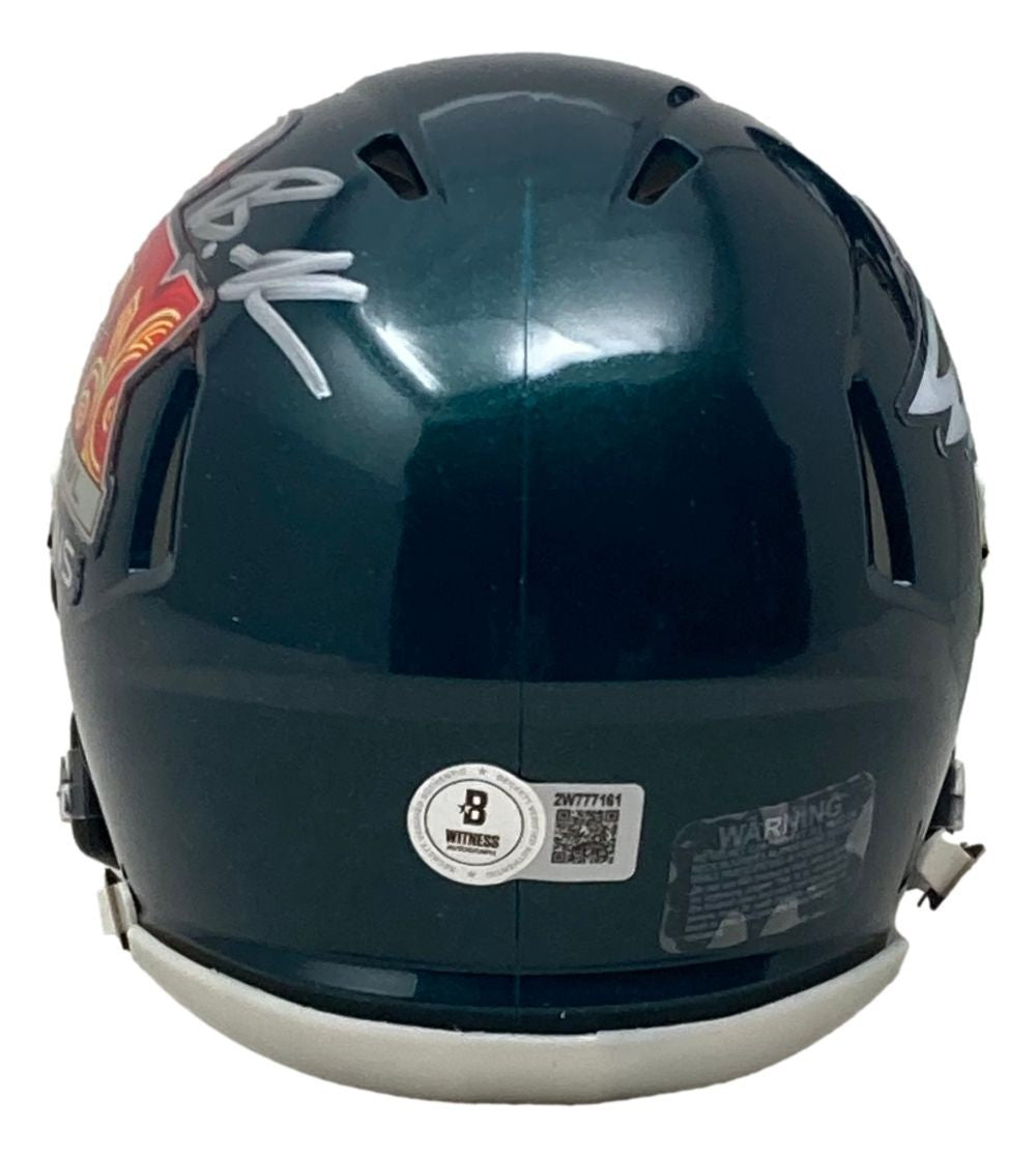 Brandon Graham Signed Philadelphia Eagles Super Bowl 59 LIX Mini Speed Helmet