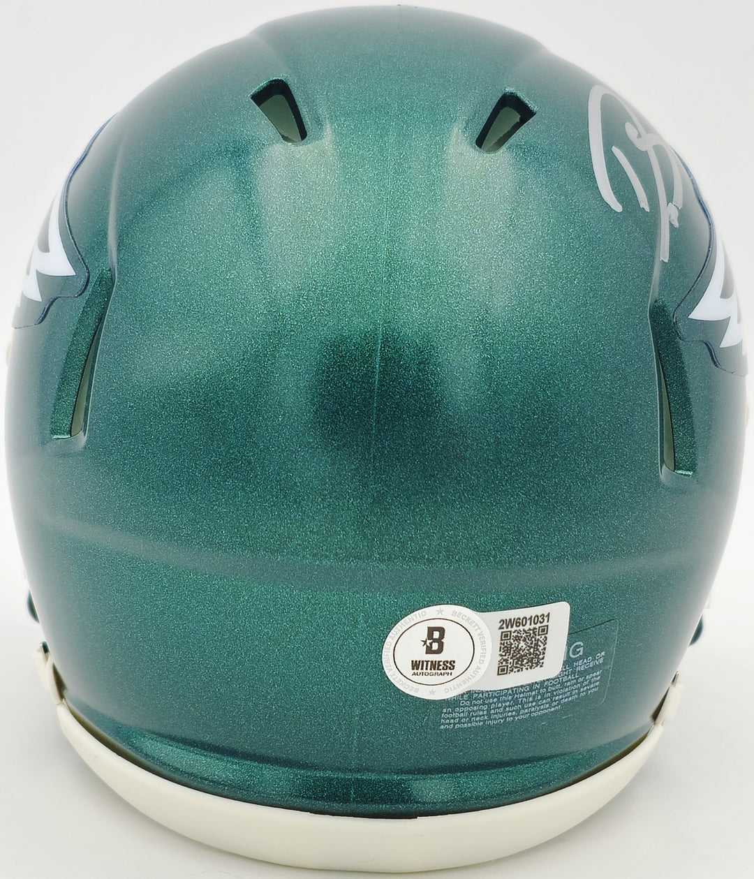 Darius Slay Jr. Signed Philadelphia Eagles Green Speed Mini Helmet Beckett Wit