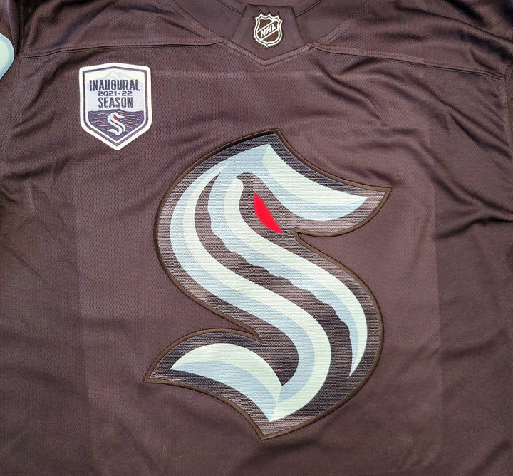 Kraken Ryan Donato Auto Blue Fanatics Jersey XL Inaugural Season Patch Fanatics