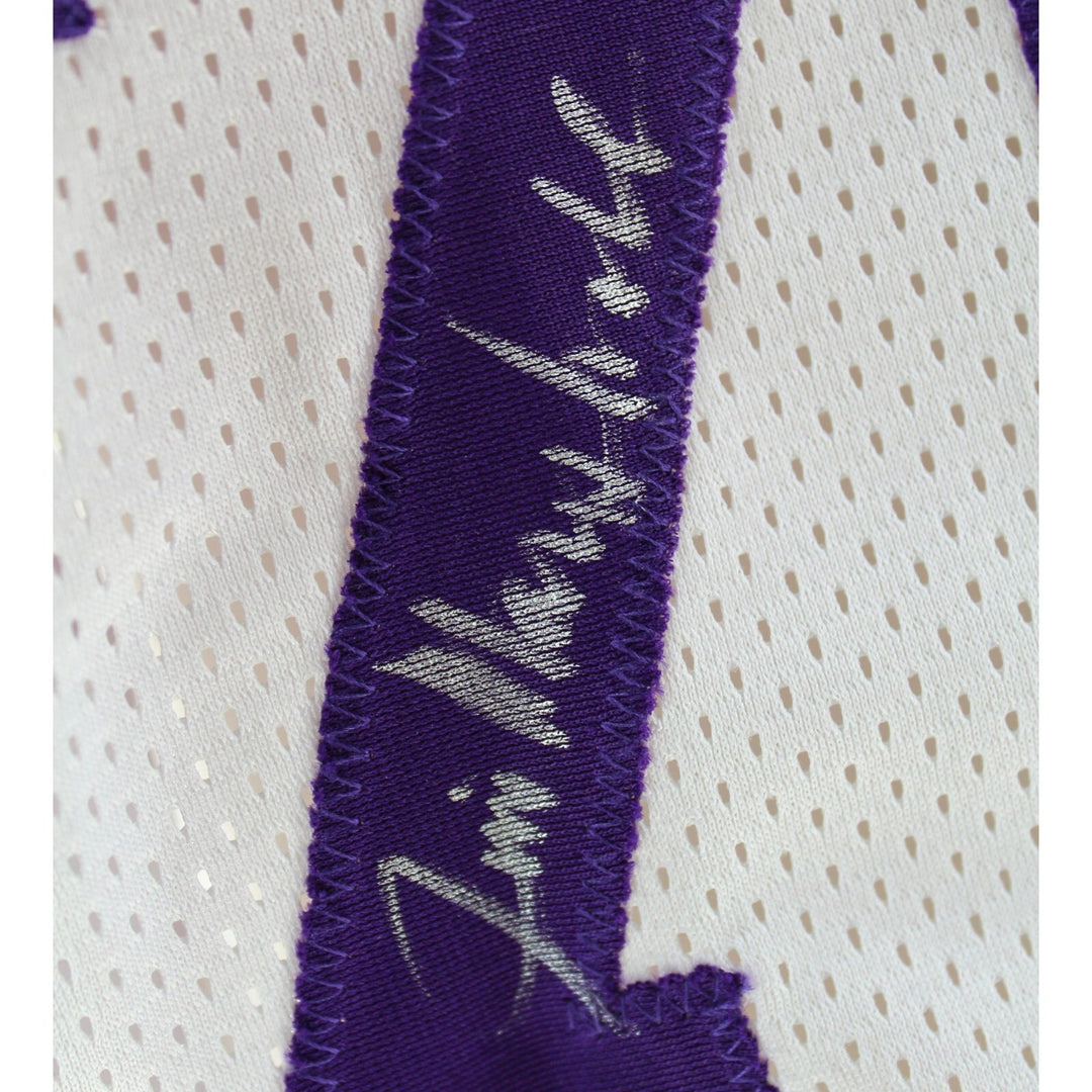 Purple People Eaters Autographed Minnesota Vikings White Jersey BAS COA Signed