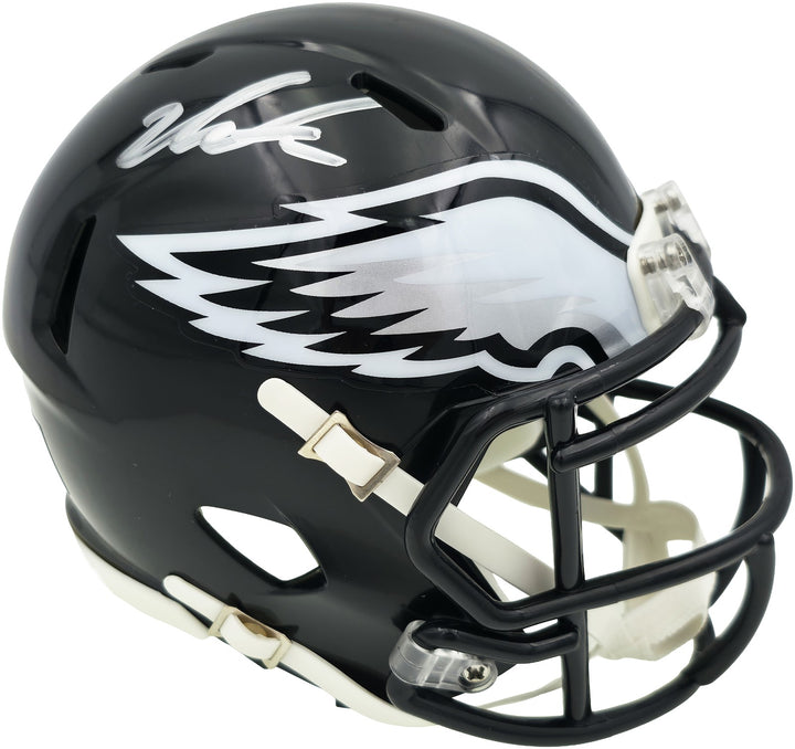 Jalen Carter Signed Philadelphia Eagles Black 2022 Alternate Speed Mini Helmet