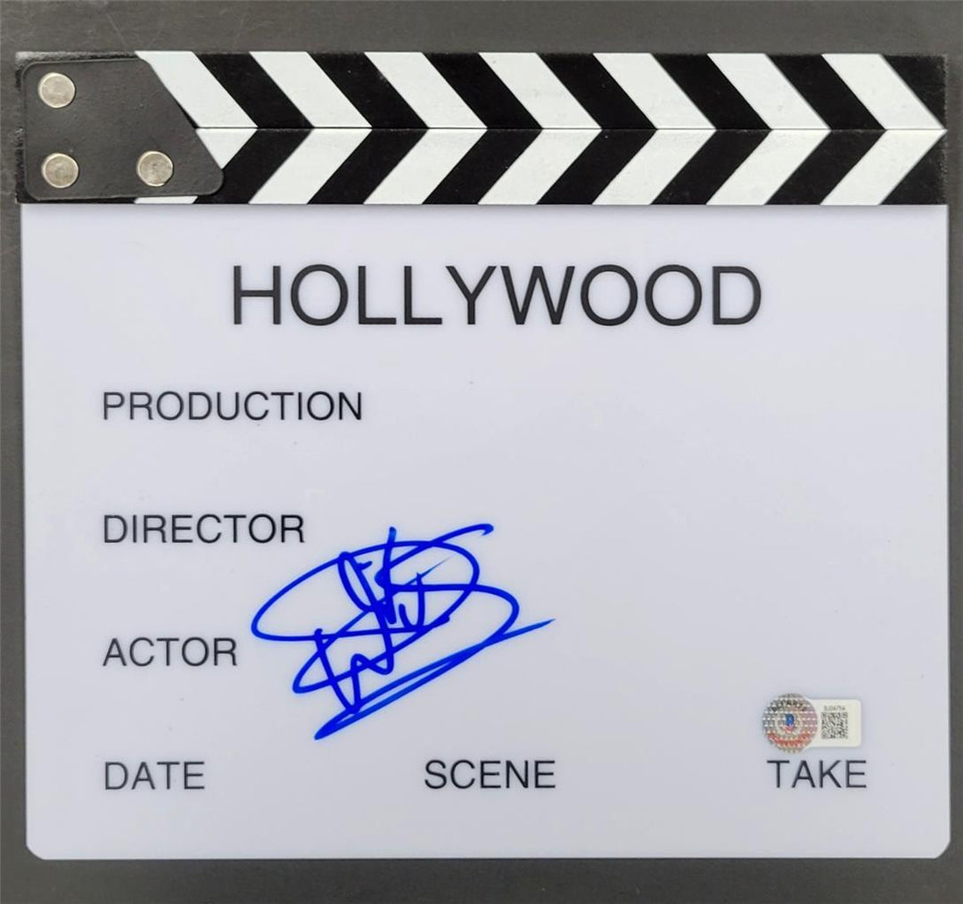Warwick Davis signed Clap Board Clapper Willow Star Wars autograph ~ BAS Beckett