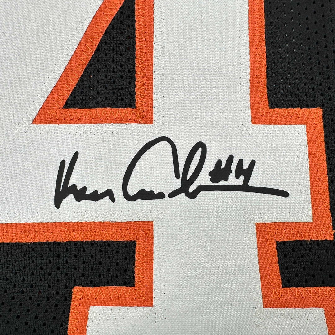 Facsimile Autographed Ken Anderson Cincinnati Black Reprint Jersey Size Men's XL