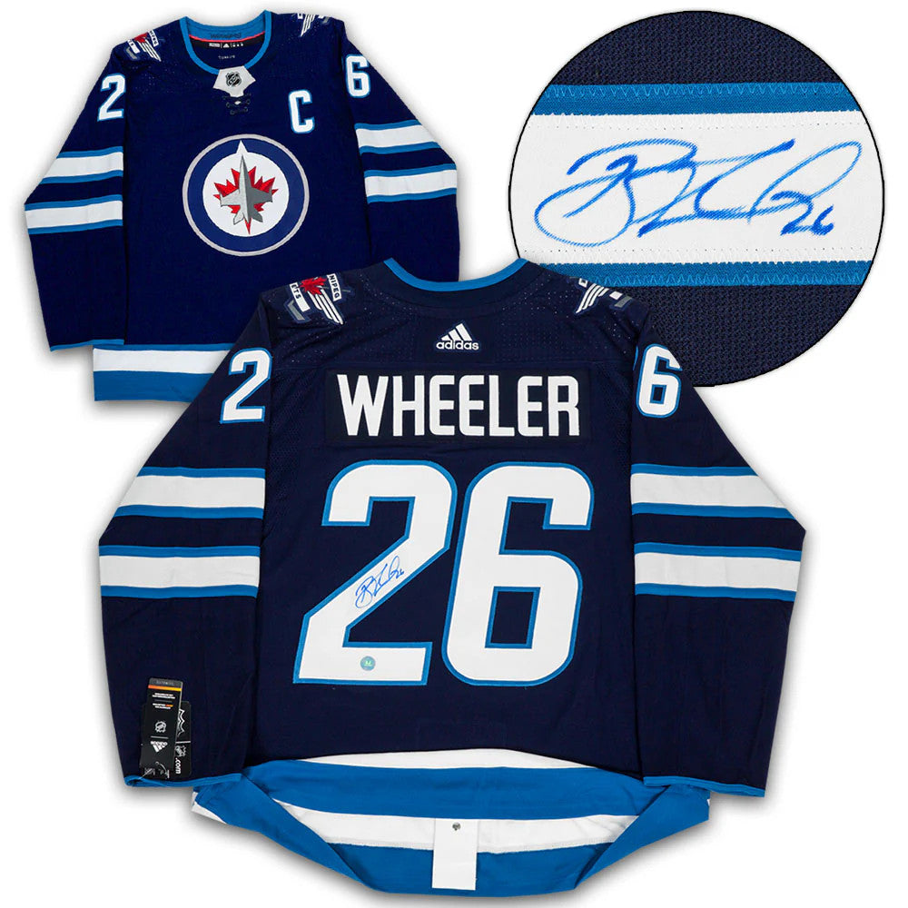Blake Wheeler Winnipeg Jets Autographed Blue adidas Jersey