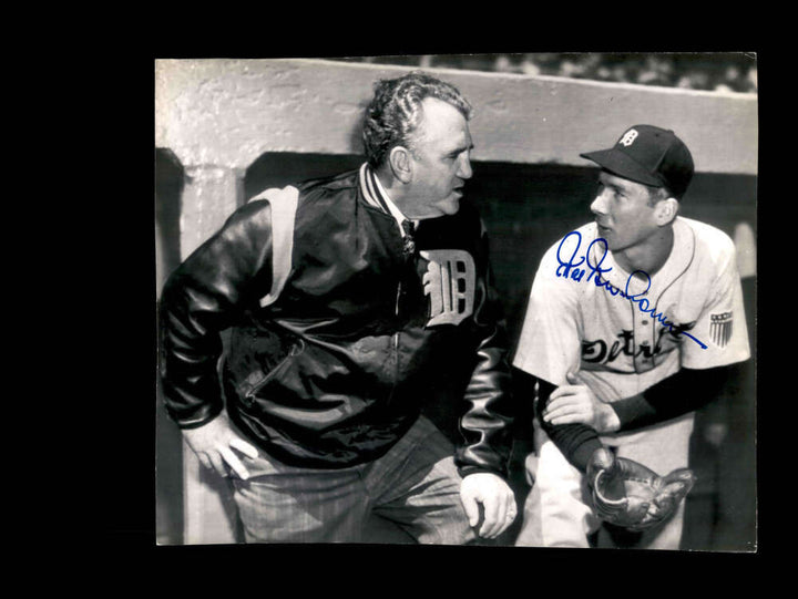 Hal Newhouser PSA DNA Signed 8x10 Original 1946 Wire Photo Tigers Autograph