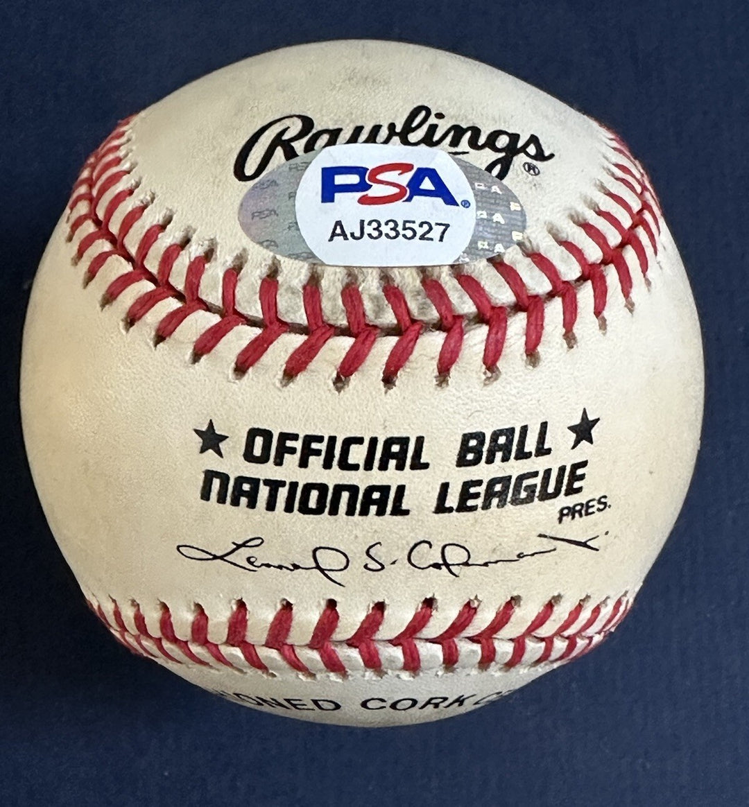 Mark McGwire Signed Official N.L Game Baseball 1998 98 Autograph Cardinals Psa