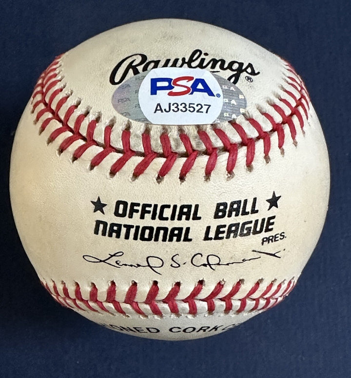 Mark McGwire Signed Official N.L Game Baseball 1998 98 Autograph Cardinals Psa