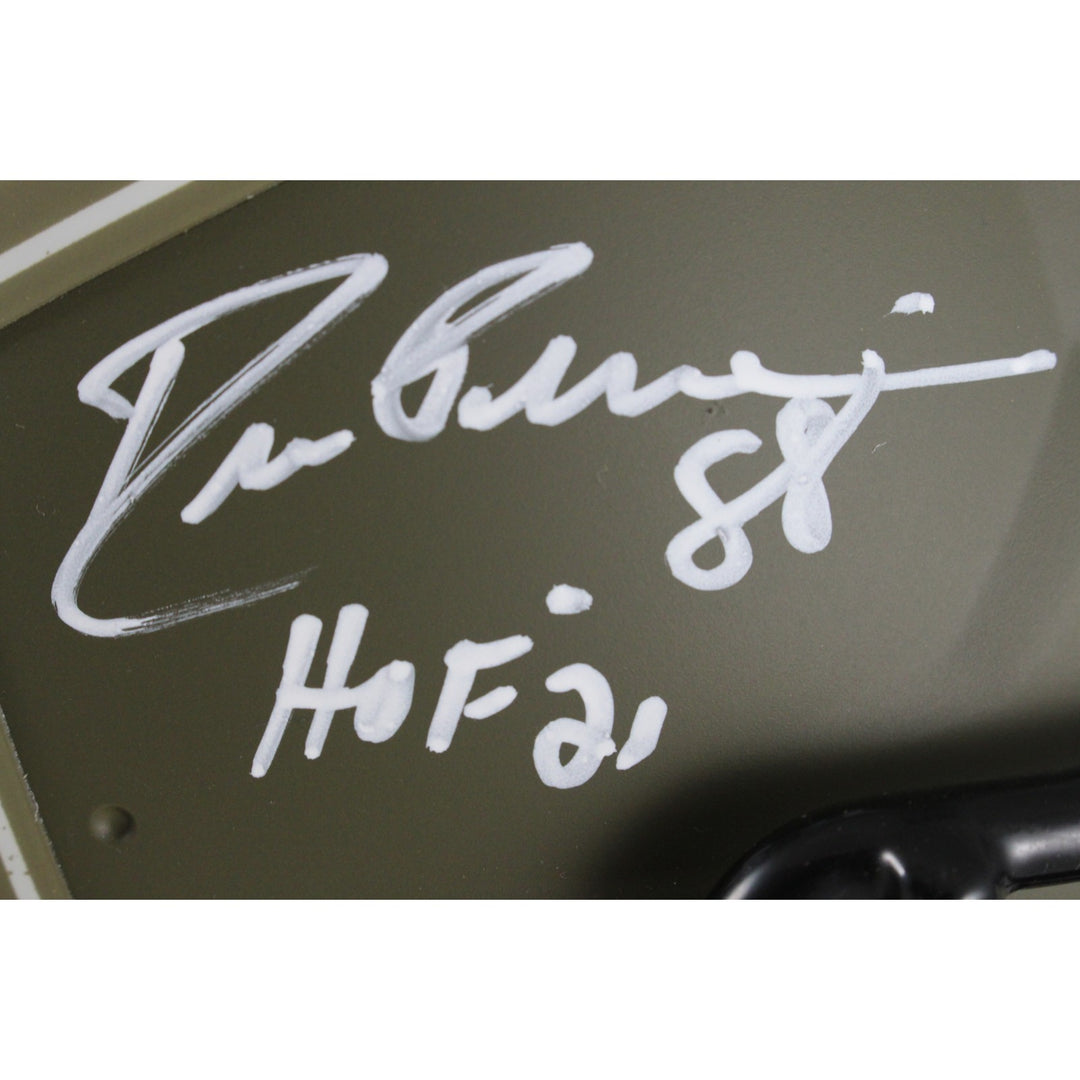 Pearson/Staubach/Dorsett Signed Dallas Cowboys 22 STS Pro Helmet HOF BAS 50060
