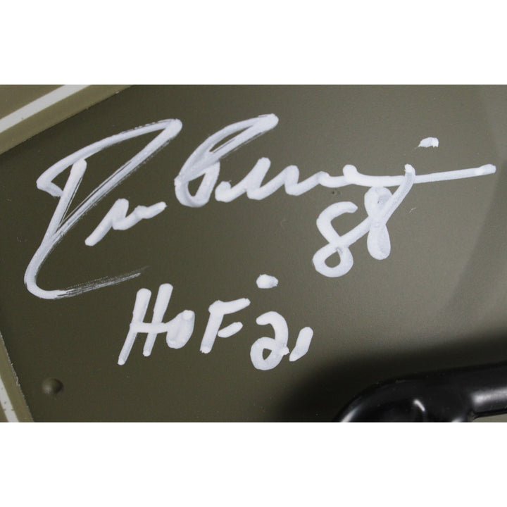 Pearson/Staubach/Dorsett Signed Dallas Cowboys 22 STS Pro Helmet HOF BAS 50060
