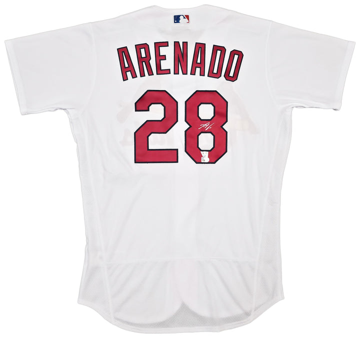 Cardinals Nolan Arenado Signed White Nike Collection Jersey Size 44 Fanatics MLB