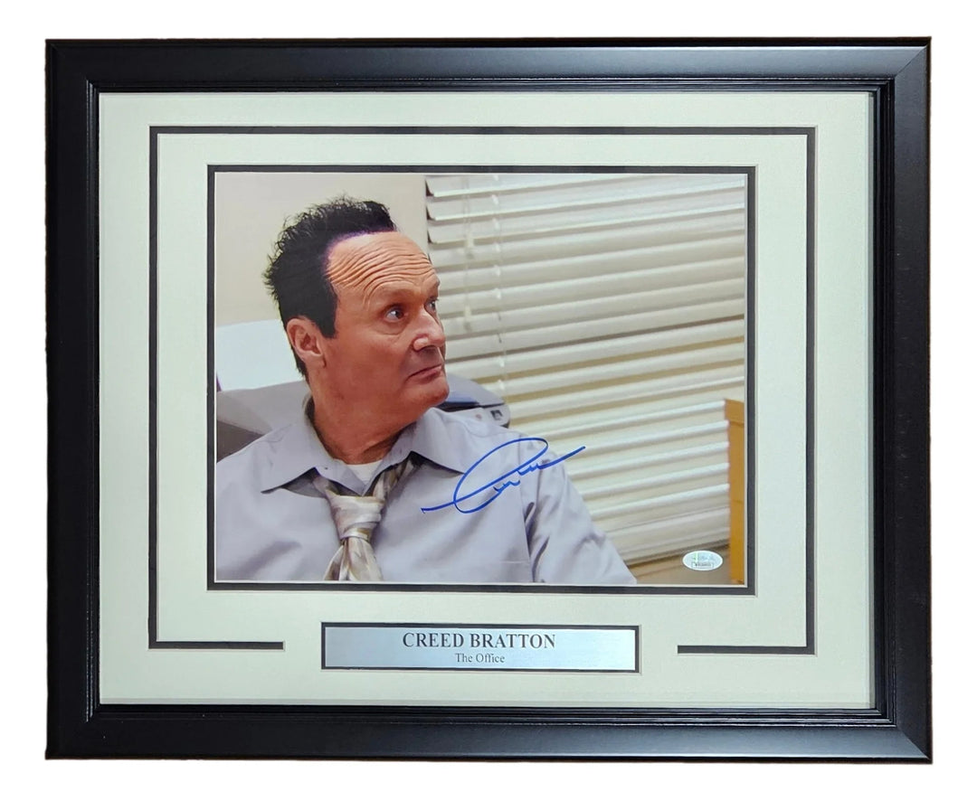 Creed Bratton Signed Framed 11x14 The Office Creed Black Hair Photo JSA ITP