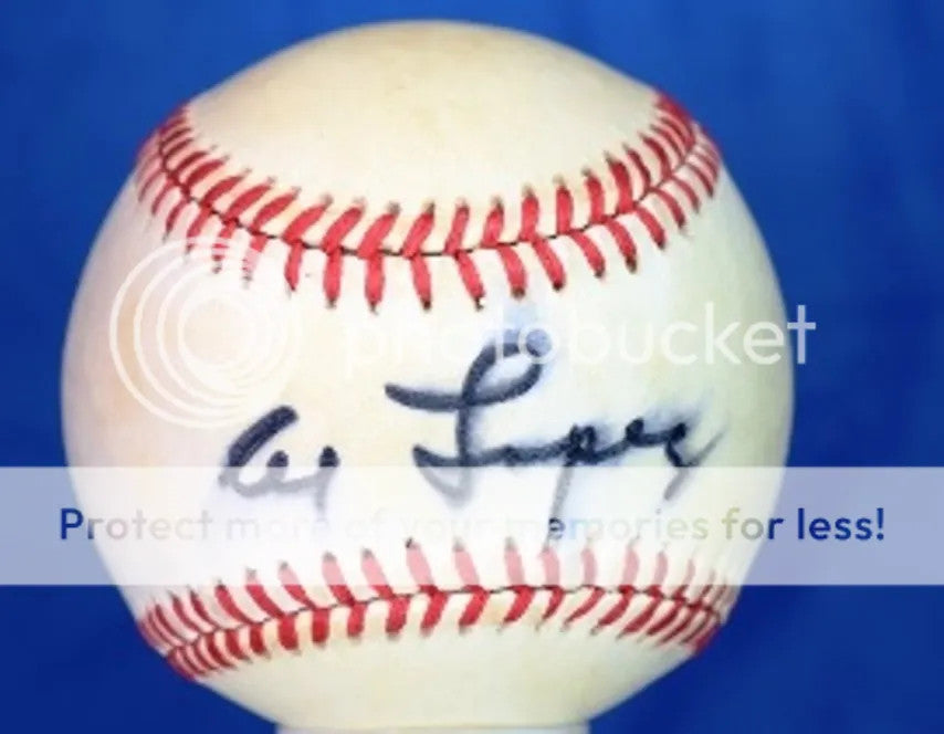 Al Lopez Psa/dna Signed Macphail American League Baseball Autograph