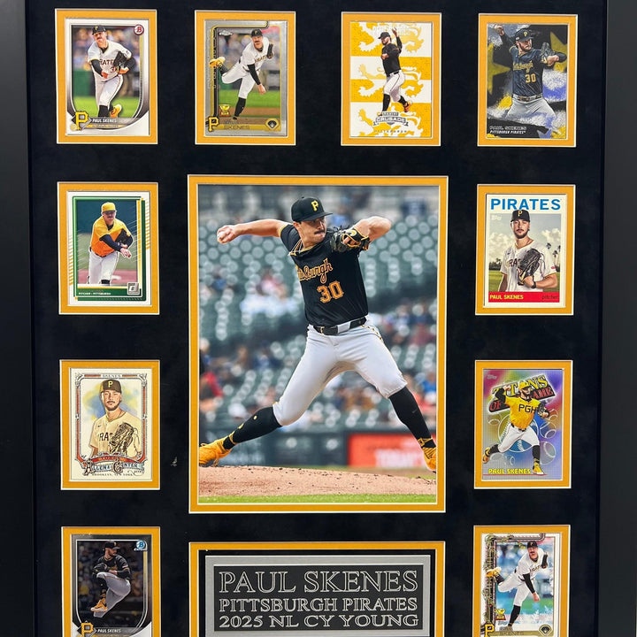 Paul Skenes 10-card Custom Display Frame Pittsburgh Pirates