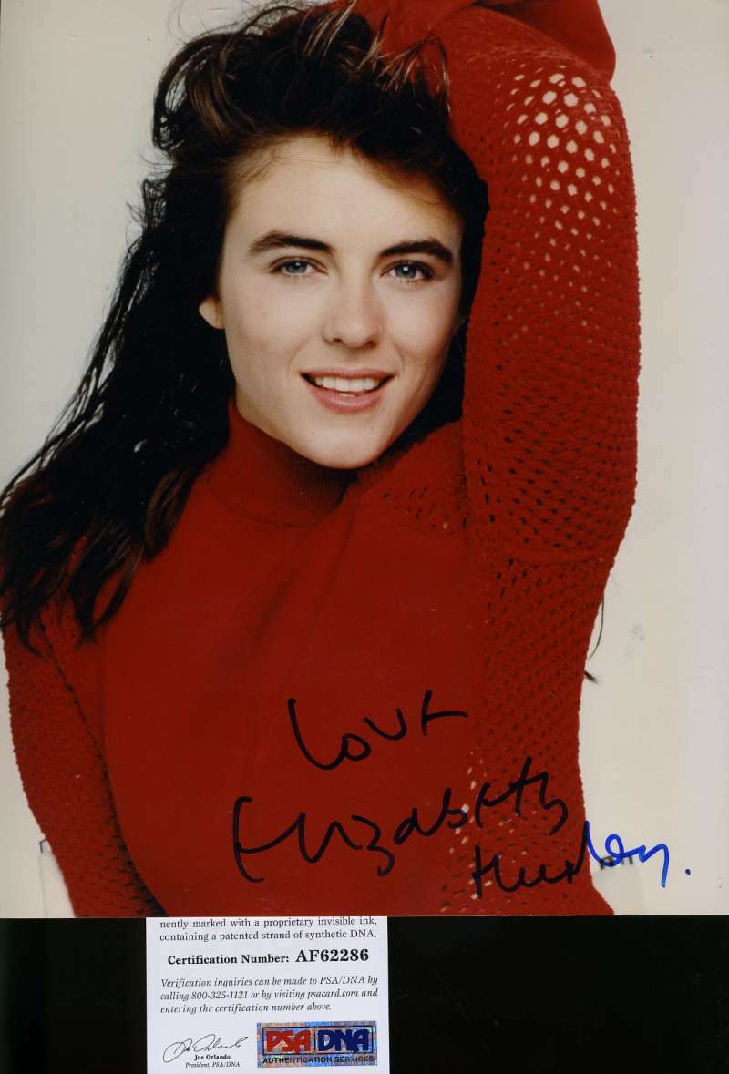 Elizabeth Hurley Psa Dna Coa Hand Signed 8x10 Photo Autograph
