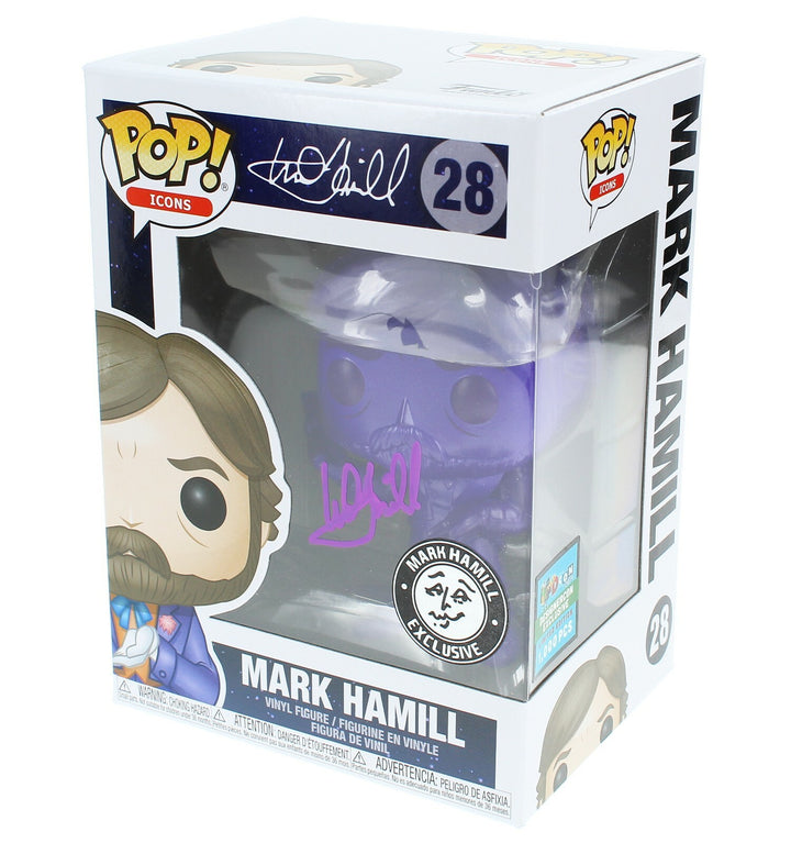 Mark Hamill Autographed Joker Funko Pop Variant Official Pix COA Signed Batman
