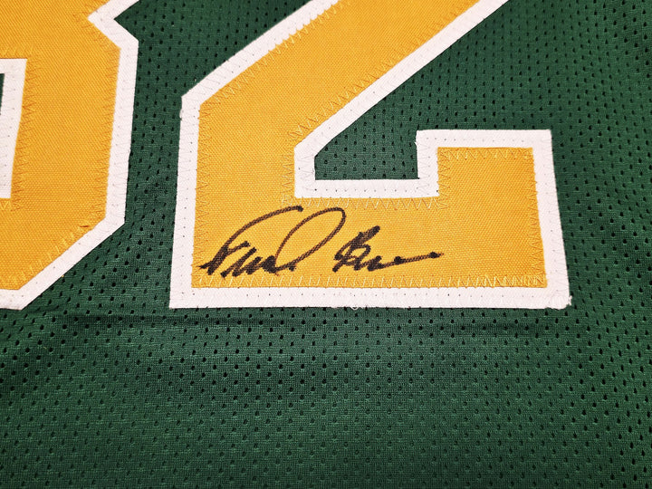 Seattle Supersonics Downtown Fred Brown Signed Green Jersey MCS Holo