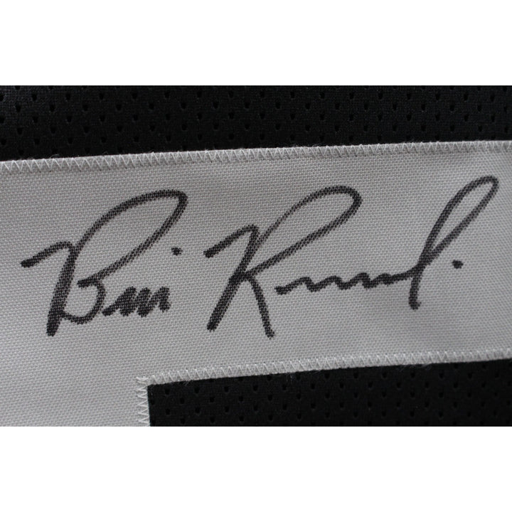 Bill Romanowski Autographed Pro Style Black XL Jersey Beckett Witness 50827