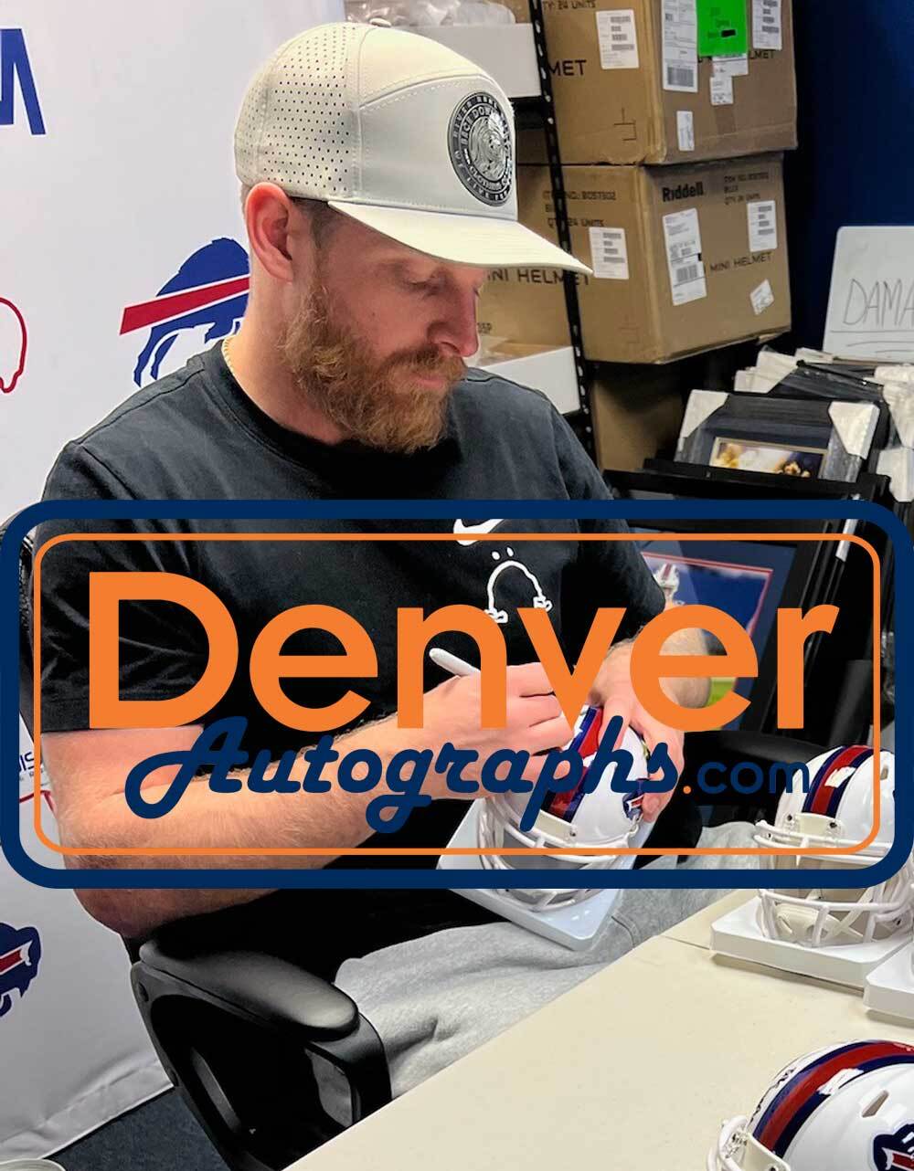 Cole Beasley Signed Buffalo Bills Speed Mini Helmet Bills Mafia Beckett 39486