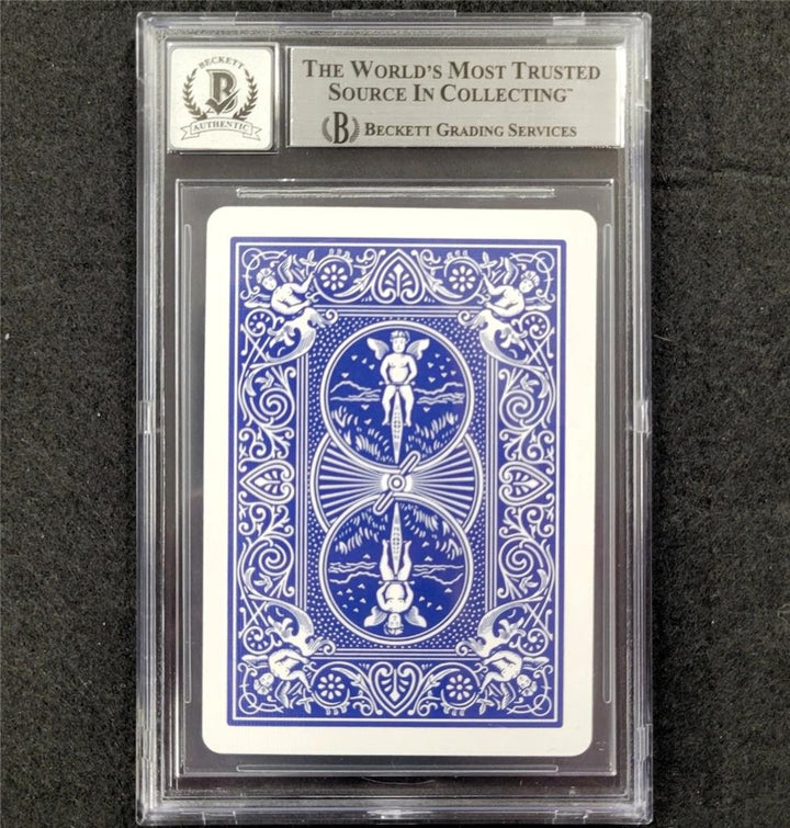 Jesse Eisenberg signed Ace playing card Beckett BAS 10 auto ~ Now You See Me
