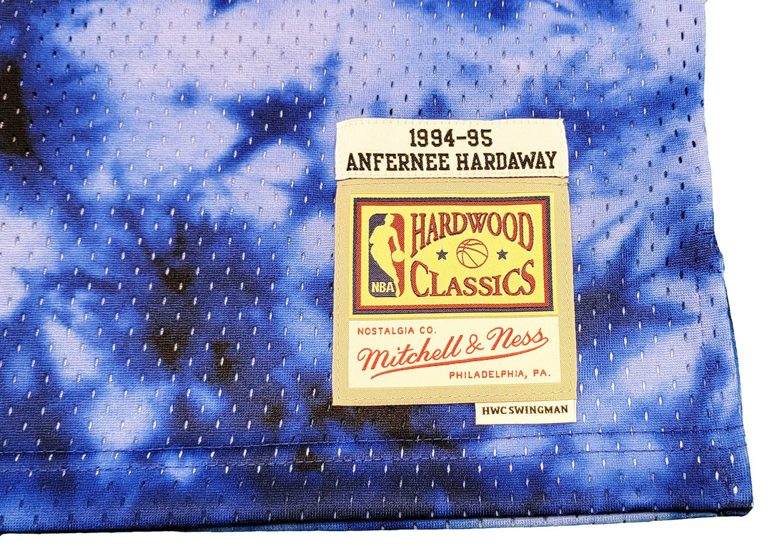 Magic Penny Hardaway Auto Blue Mitchell Ness Galaxy 94 Swingman Jersey L PSA/DNA
