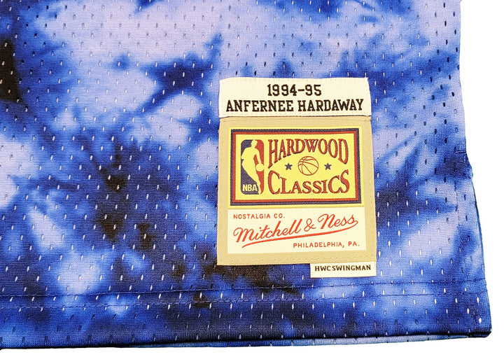 Magic Penny Hardaway Auto Blue Mitchell Ness Galaxy 94 Swingman Jersey L PSA/DNA