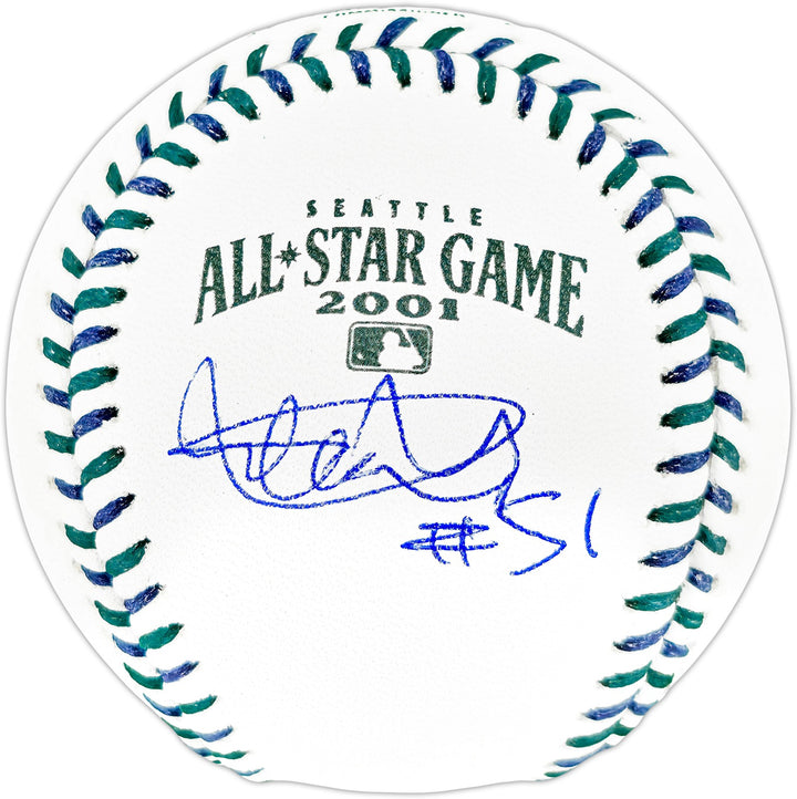 Ichiro Suzuki Auto Official 2001 All Star Game Baseball Mariners #51 Beckett Wit
