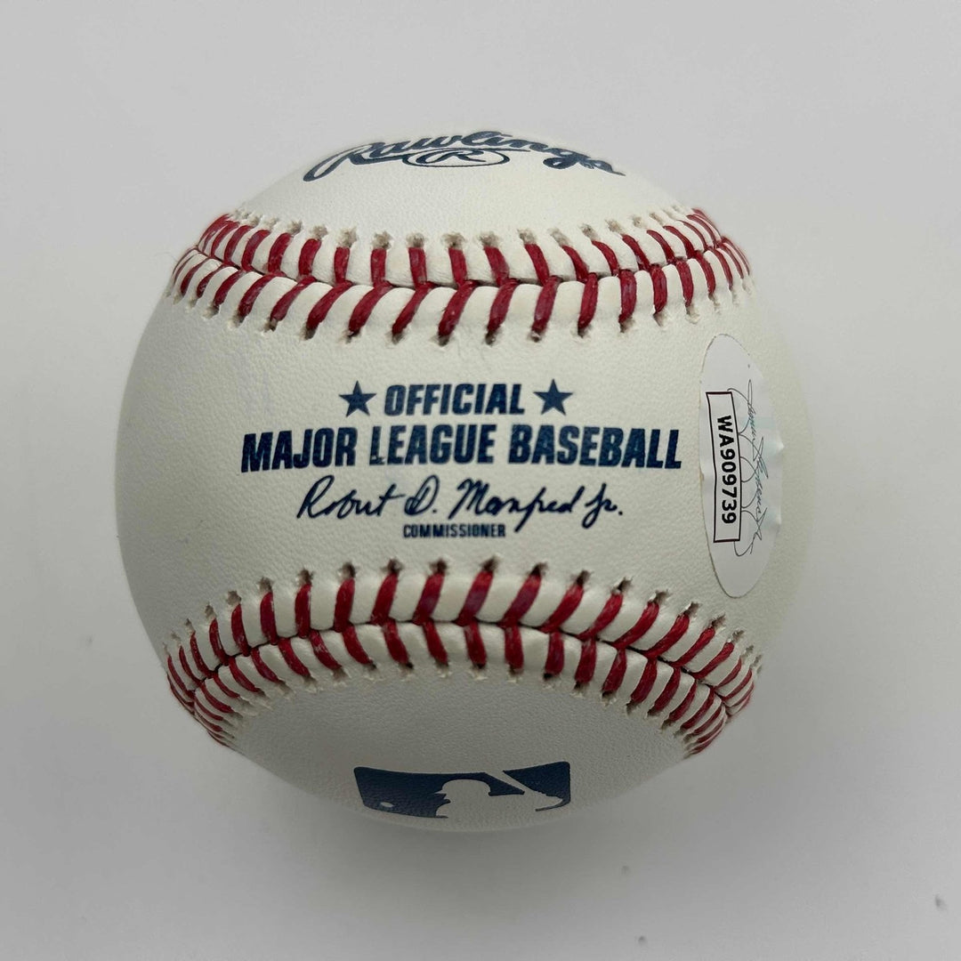 Autographed/Signed Steve Garvey Rawlings Baseball ROML JSA COA Auto
