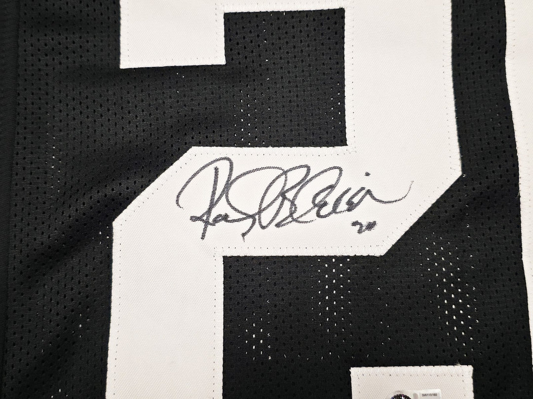 Pittsburgh Steelers Rocky Bleier Signed Black Jersey "4x SB Champs" Beckett Wit