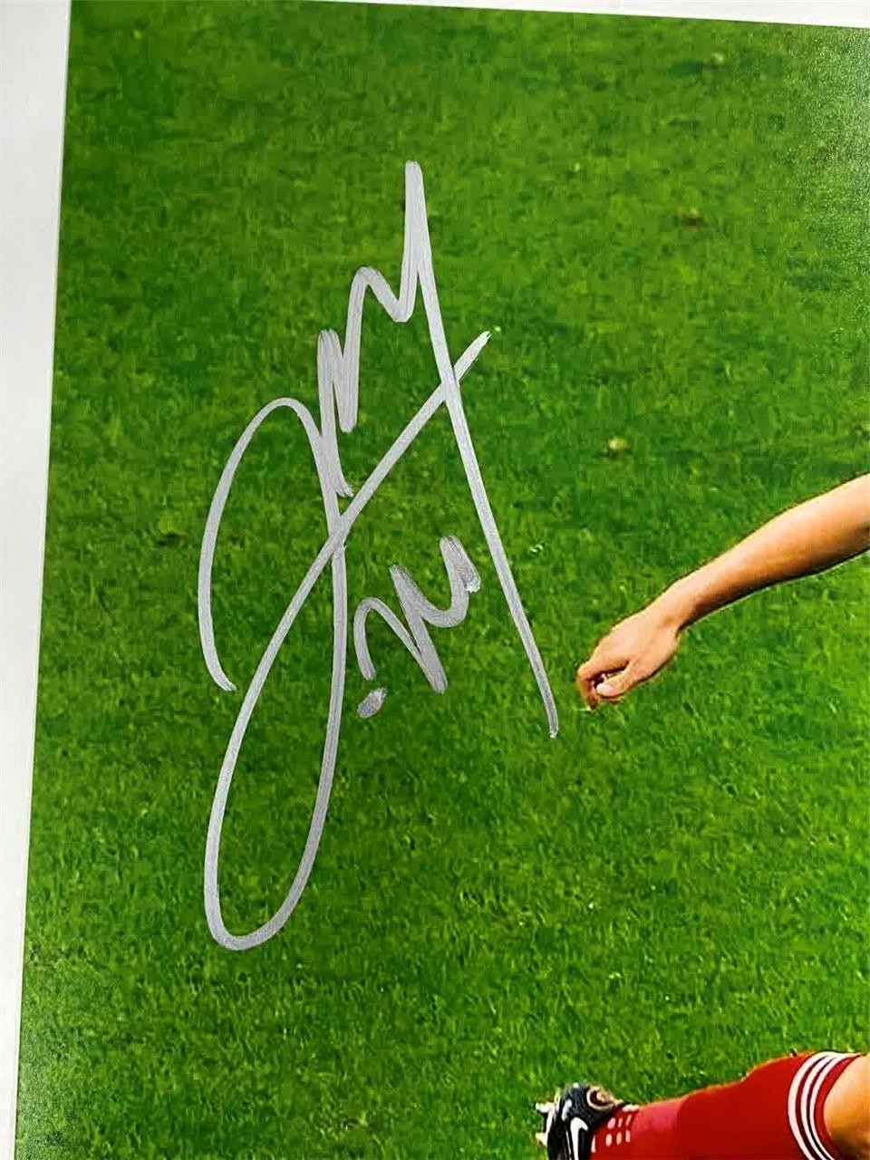 Luis Chavez signed Team Mexico 11x14 photo Pachuca Moscow autograph Beckett BAS