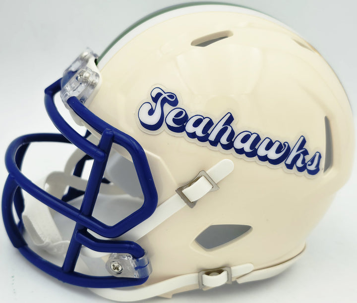 Devon Witherspoon Signed Seattle Seahawks Cream Retro Speed Mini Helmet MCS Holo