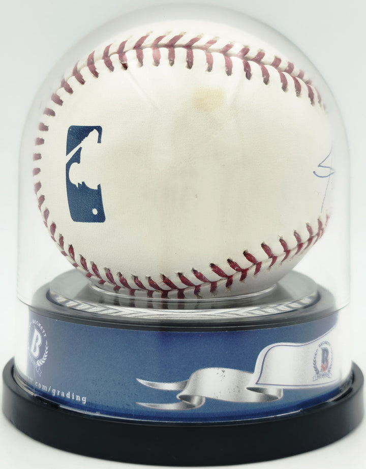 Willie Mays Signed MLB Baseball San Francisco Giants Auto Mint 9 Beckett