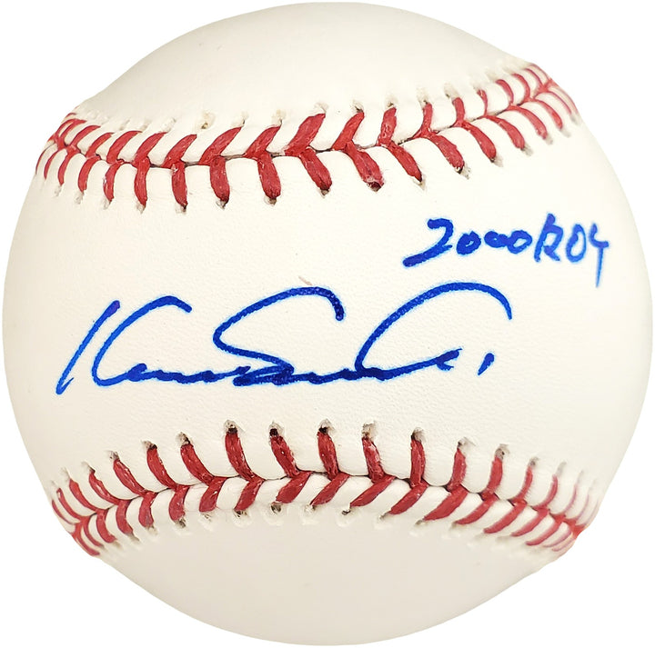 Kazuhiro Sasaki Signed MLB Baseball Mariners "2000 ROY" In Staedtler Beckett