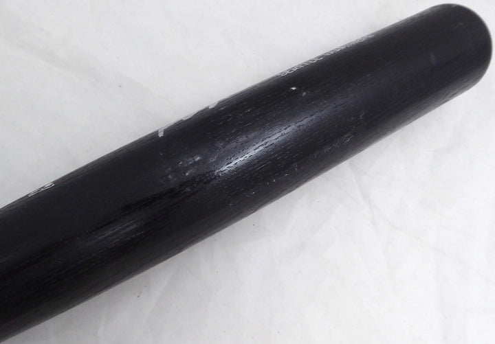 Henry Cotto Signed Black L Slugger Game Used Bat Seattle Mariners Light Use
