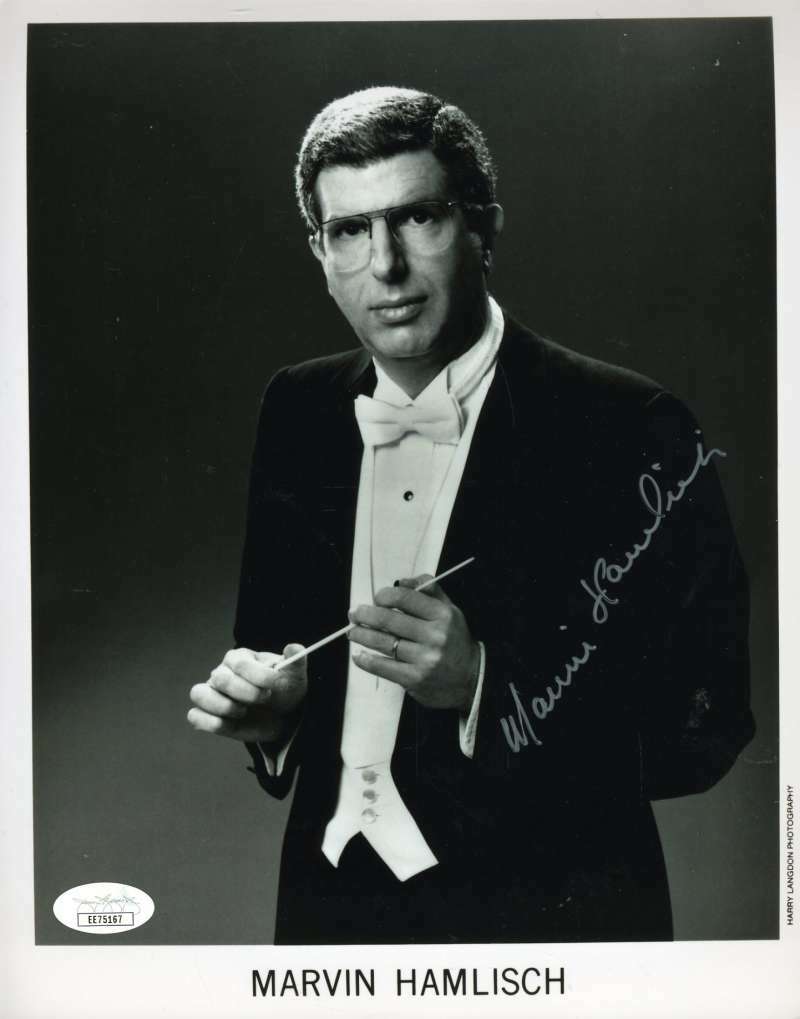 Marvin Hamlisch Jsa Coa Hand Signed 8x10 Photo Autograph