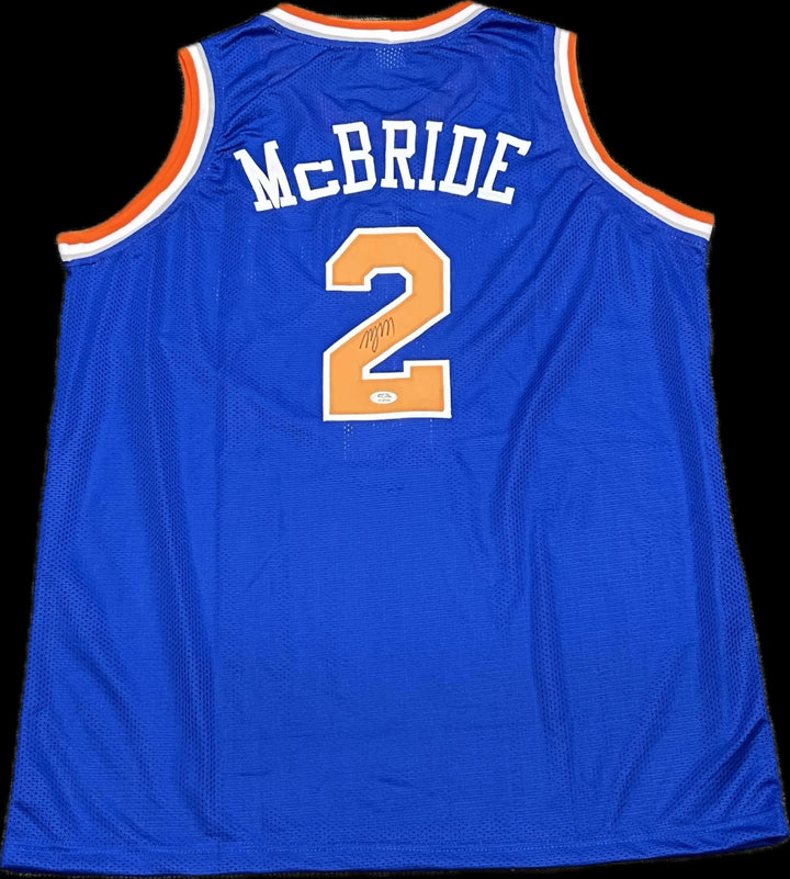 Miles Mcbride Signed Jersey PSA New York Knicks Autographed