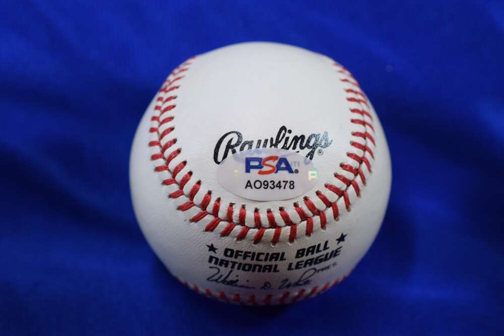 Carl Erskine PSA DNA Autograph National League Signed Baseball
