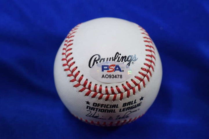 Carl Erskine PSA DNA Autograph National League Signed Baseball