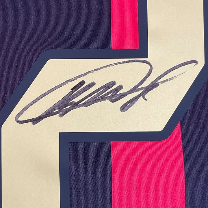 Framed Autoed/Signed Ricardo Kaka 33x42 AC Milan Black/Red Jersey BAS COA