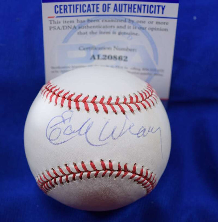 Earl Weaver PSA DNA Coa Autograph American League OAL Signed Baseball